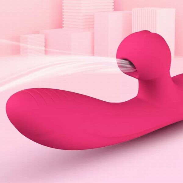 BAT-AVA007 Rabbit Vibrator | 3-in-1 Sucking, Vibration & Scratch | Self-Heating Luxury Toy