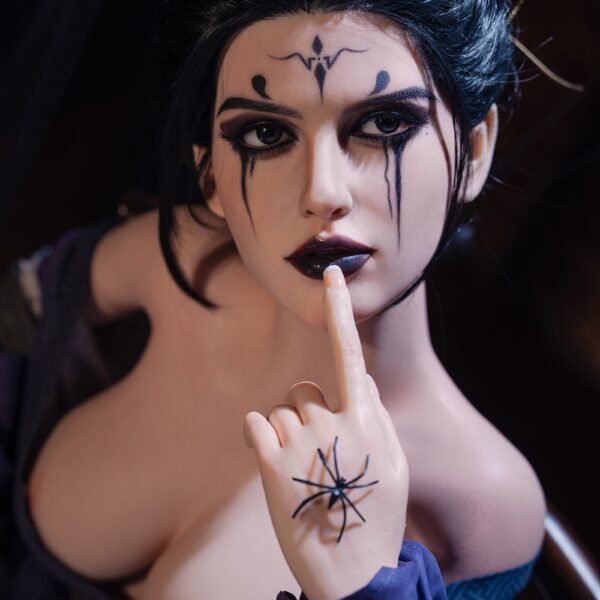 Nyxara – Gothic Spider Queen Fantasy Doll | 164cm Silicone Sorceress