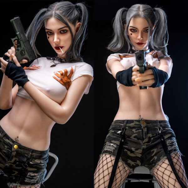Raven – Rebel Gunner Fantasy Doll 173cm Silicone