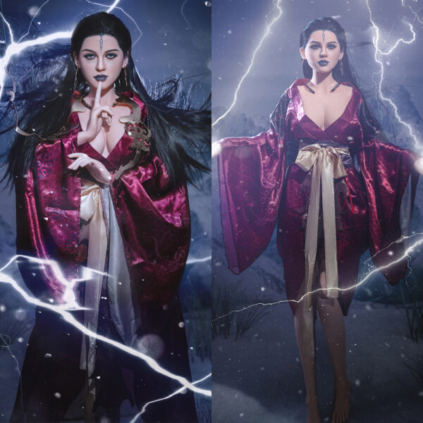 Zephyra – Winter Sorceress Fantasy Doll | 160cm Silicone Elf Companion