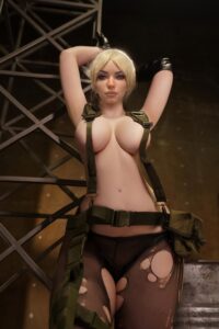 nova blade tactical blonde silicone sex doll 4