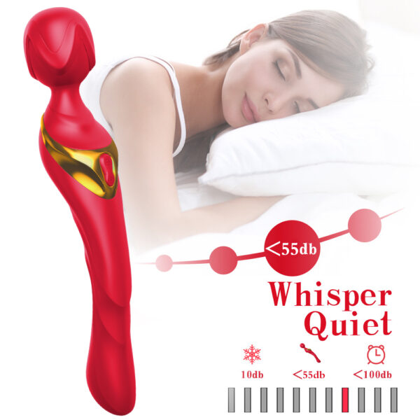BAT-AVD005 Powerful Wand Massager | 10-Speed Vibration + Slap Mode | Waterproof Design