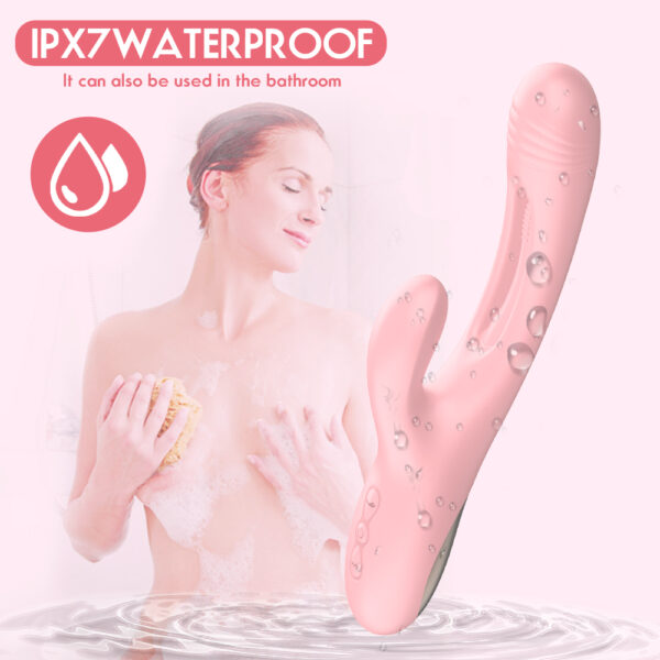 BAT-AVD033 Tickling & Vibrating Rabbit Vibrator | Dual Stimulation for Intense Pleasure