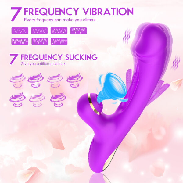 BAT-AVD049 Tickling & Sucking Vibrator | Dual Stimulation for Deep, Intense Pleasure