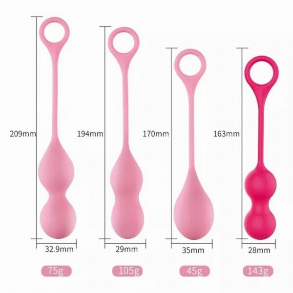 BAT-AVA033 Silicone Kegel Balls Set | Pelvic Floor Trainer | Waterproof Love Balls