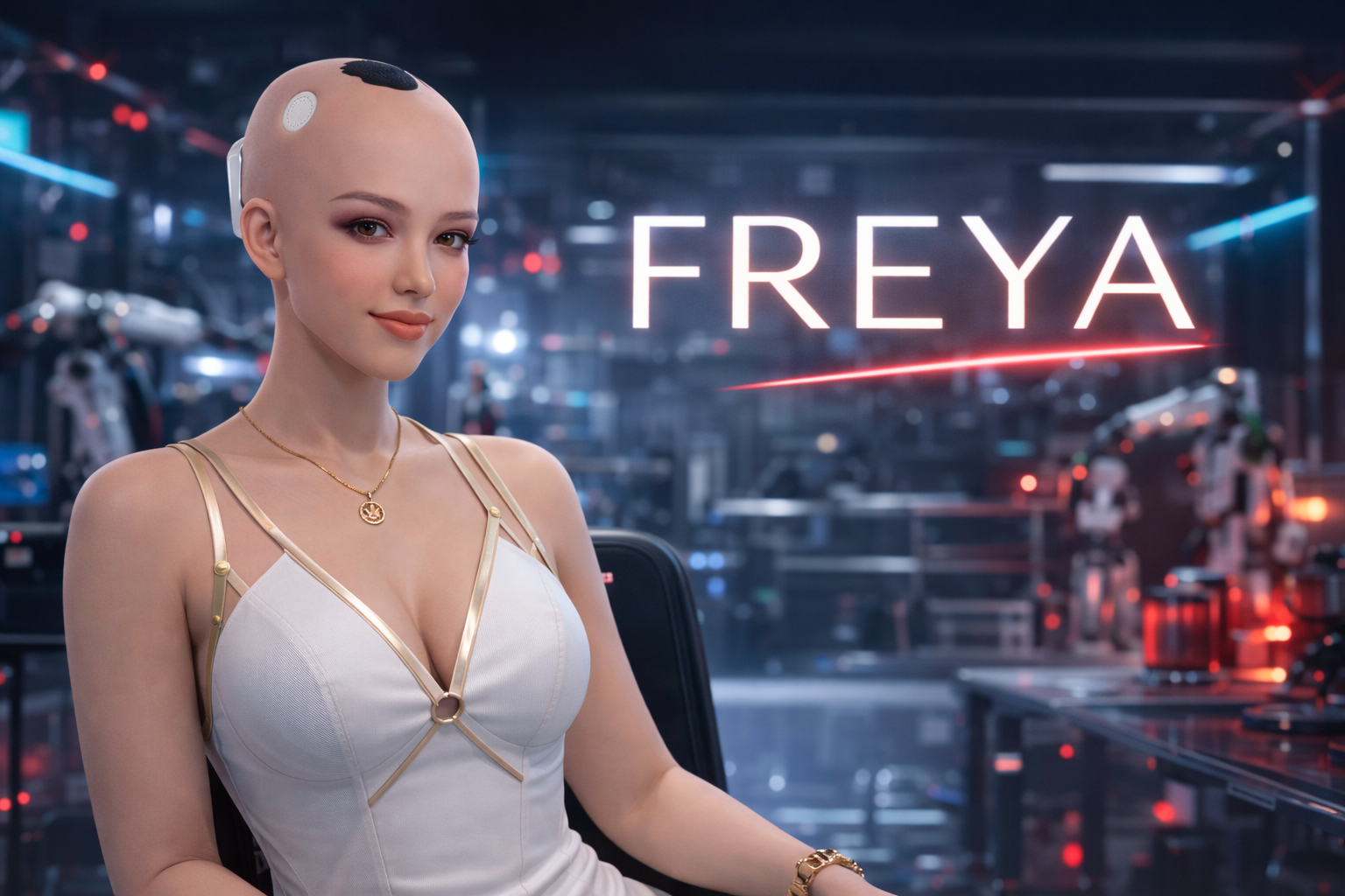 Freya AI humanoid Robot