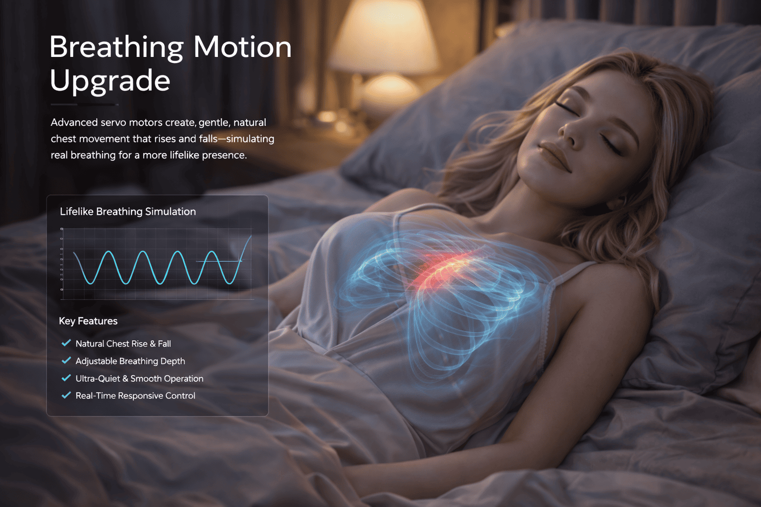 premium breathing motion upgrade for silicone and TPE love dolls